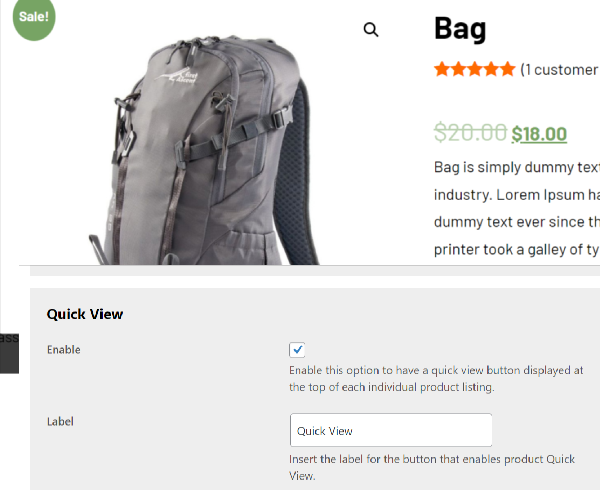 WC Booster Quick. view options