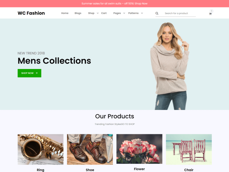 FSE WordPress Theme - WC Fashion